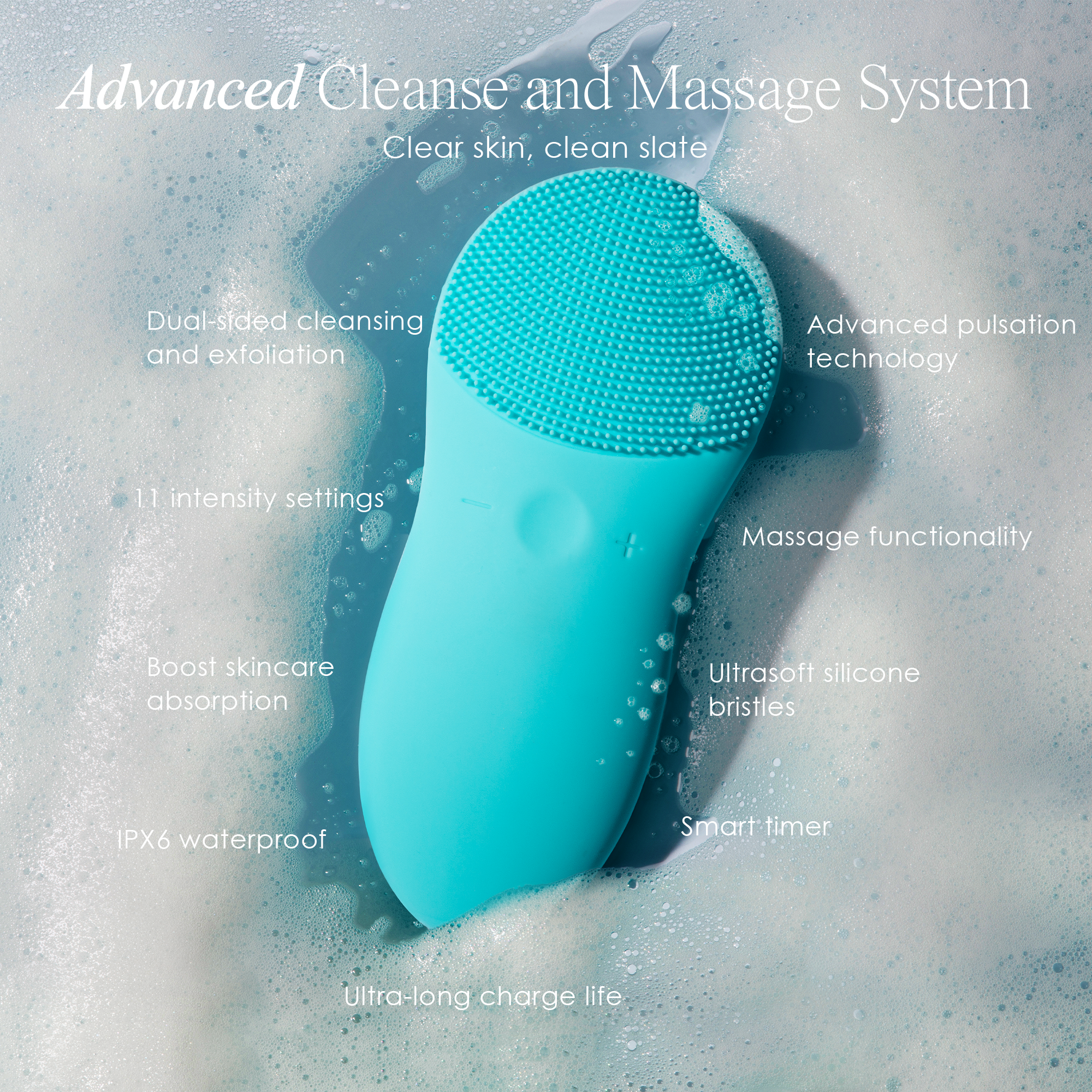 Advanced cleanse and massage system